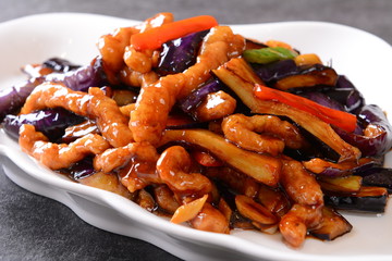 stir fried with vegetables