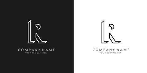 R logo letter design
