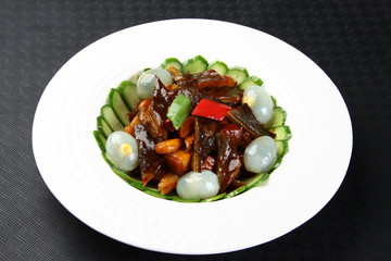 salad with olives and tomatoes
