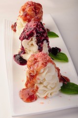 salad with ham and cheese