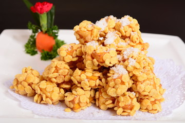 corn flakes with milk