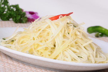 pasta with sauce