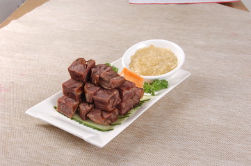 meat with vegetables