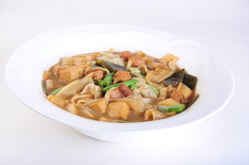 pasta with meat and vegetables