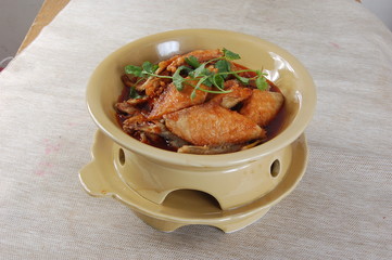 soup with meat and vegetables