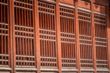 Architecture details of Chinese historic building