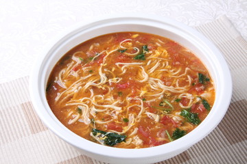 bowl of noodle soup
