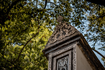 Architecture details of Chinese historic building