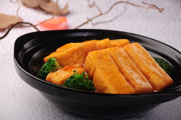 salmon and vegetables