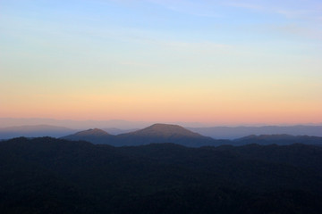Fototapeta na wymiar beautiful mountain hills with beautiful sky background