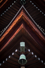 Temple Roof Kyoto Japan