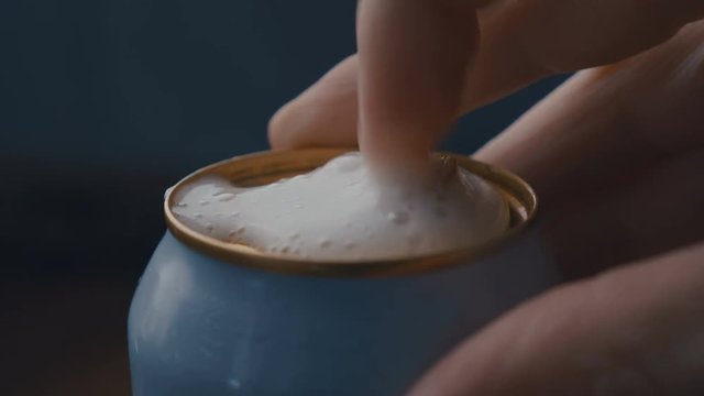 Opening unmarked soda can of fizzy cola with sound
