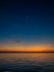 Beautiful, multi-colored clouds at sunset. Ko Phangan.Thailand.
