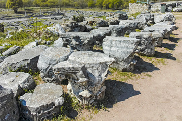 Ruins of the Antique city of Philippi, Eastern Macedonia and Thrace, Greece