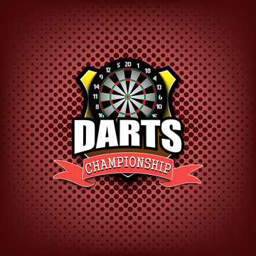 Darts Logo Template Design