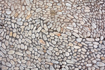 Textura de suelo empedrado con pequeñas piedras