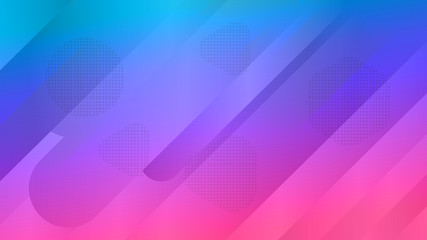 Hipster pattern with cool abstract elements. For your home interior wallpaper, fashion print. Vector illustration. Creative gradient color