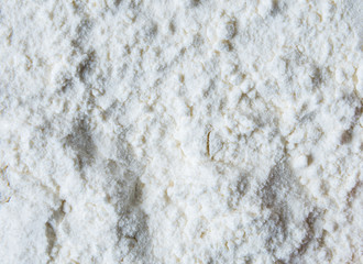 Closeup of the flour