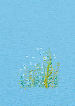 Ilustración de Algas marinas 