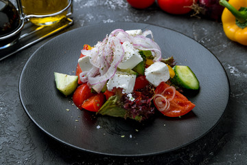 Greek salad with feta