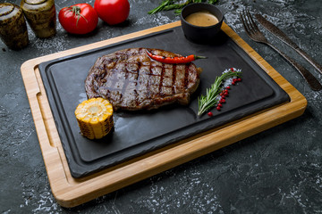 juicy Ribeye steak
