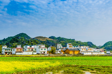 Village and countryside scenery