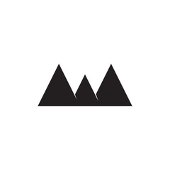 Mountain logo icon design template