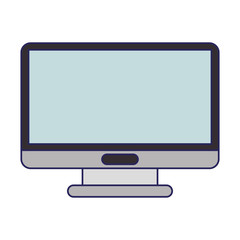 Computer screen hardware blue lines