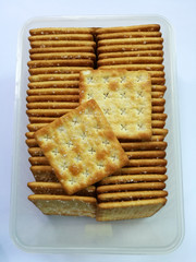 Stack of crackers