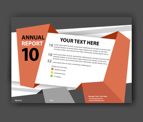 Annual report Brochure design template vector. Business Flyers infographic magazine poster. Abstract layout template ,Book Cover presentation portfolio