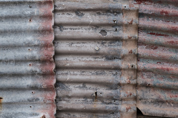 corrugated iron