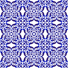 blue and white modern pattern