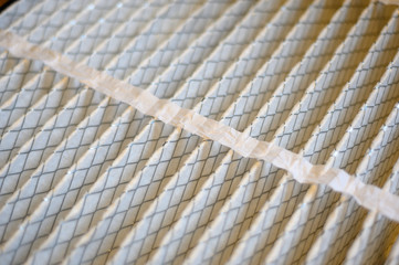 House air filter close-up  