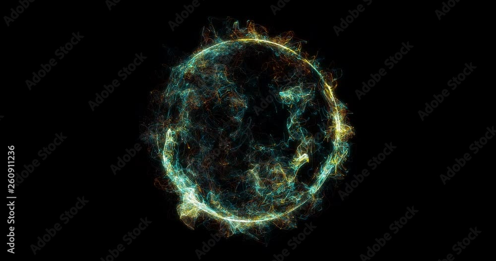Poster sun solar flare particles coronal mass ejections, abstract particles background with corrupted point