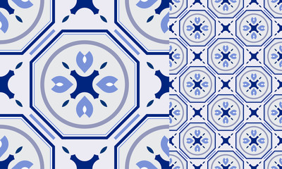 vintage tile pattern