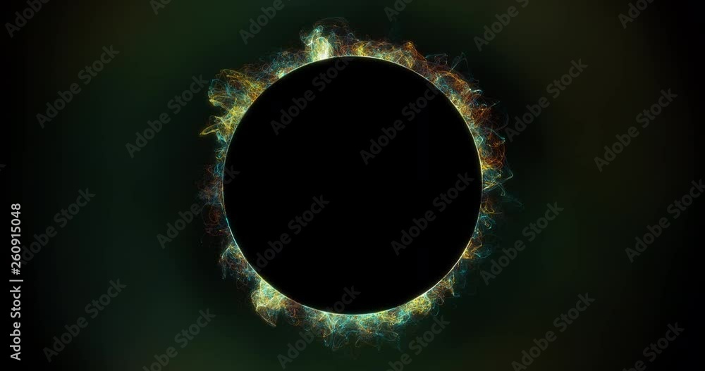 Poster sun solar flare particles coronal mass ejections, abstract particles background with corrupted point