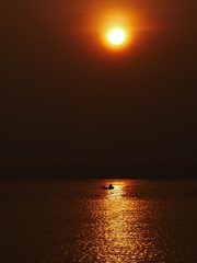 Watch the sunrise at the reservoir.