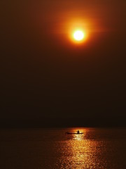 Watch the sunrise at the reservoir.