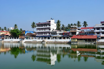  Pond for ablutions in front of the Vishnu temple, Padmanabhaswamy temple (Sri Padmanabhaswamy...