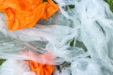 Obraz premium Waste plastic bag. Recycle