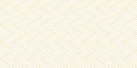 Abstract geometric line pattern seamless orange diagonal line on white background. Summer vector design.
