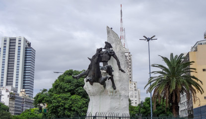 Obraz premium Buenos Aires the capital of Argentina, amazing megapolis in South America