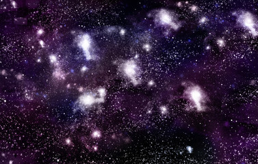A space of the galaxy ,atmosphere with stars at dark background	