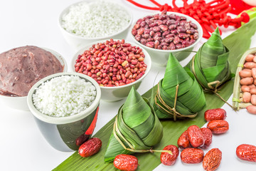 Chinese traditional festival delicacies Dragon Boat Festival Zongzi..
