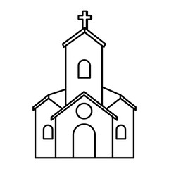 church facade building icon
