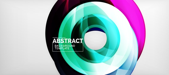 Fototapeta premium Modern geometrical abstract background, vector design