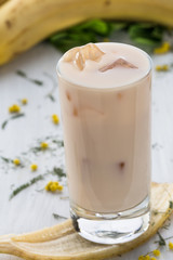 Banana drink.