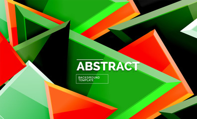 Shiny style geometric background