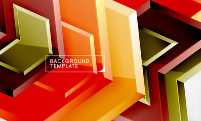 Arrow geometrical abstract background, directional wallpaper concept