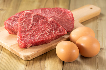 牛肉と卵